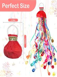 1pc Streamers, Hand-Throw Streamers, Clean And Non-Messy Confetti-Like Paper Flutter Ribbons For Celebrating Birthday, Proposal, Wedding, Graduation Party, Gift (Multi-Color)