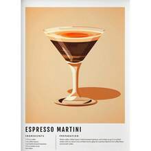 1pc Gift Modern Margarita Alcohol Spritz Aperol Bar Cart Posters Print Wall Arts Canvas Painting Living Room Home Decor Optional Frame - Multicolor - View 13