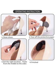 2Pcs Heel Pads,Heel Grips Make Shoes Fit,Heel Cushions Shoe Filler For Heel Pain Relief