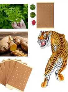 100 pezzi di cerotti erboristici naturali, compresse calde di medicina cinese, cerotti di assenzio, a lunga durata e super forti per sollievo di schiena, ginocchia, collo, spalle, muscoli e articolazioni, cerotti cervicali erboristici traspiranti, comodi e traspiranti per rilassare maggiormente il collo in modo delicato e non irritante