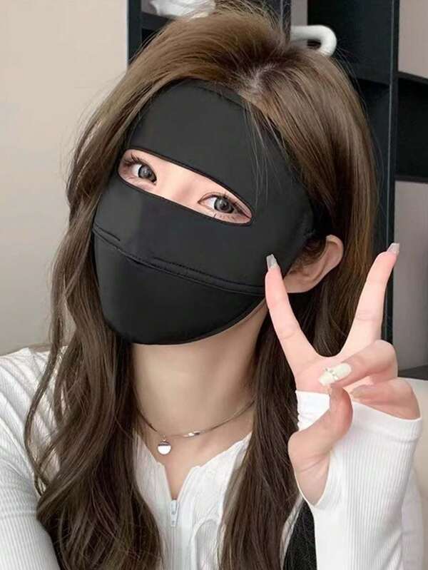Face UV Face Covering UPF 50+ Women Sun Protection Face Mask Washable Reusable For Running Outdoors,Riding Sunscreen Mask