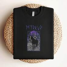 180g Pure Cotton Myrkur Juniper T-Shirt Fashion Breathable Graphic Print Round Neck Short Sleeve Comfortable Unisex Soft Stylish For Women Homme Summer Top For Everyday Wear Slightly Streetwear Versatile Casual Stretched Designer Clothes