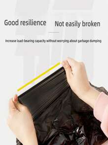 Thicker Trash Bags, Household Large Size Disposable Garbage Bags Made Of Virgin Material, Tear-Resistant, For Kitchen And Home Use. (Note: Colors May Vary Slightly Due To Different Batches)