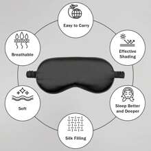 Sleep Mask 2 Packs, Soft Blackout Eye Mask For Women Men, Eye Sleep Shade Cover For Back And Side Sleeper, Sleeping Mask Night Blindfold For Night Sleep, Travel, Nap (Pink, Black)