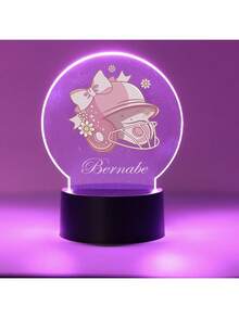 1PC Custom Name Nightlight, Custom Baseball Birthday Gift, Custom Friend Gift, Custom Valentine's Day Gift, Send Girlfriend Valentine's Day Gift, Custom Bedroom Decoration, Custom Party Decoration, Party Decoration, Custom Nightlight, Valentine's Day Gift Back To School - Multicolor - View 2