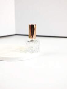 1/4PCS 10ml Rose Gold Perfume Spray Bottle Screw Top Perfume Spray Bottle Water Cube Perfume Sample Bottle Perfume Dispenser Bottle Portable Mini Sprayer, Refillable, Travel Friendly, With Fine Mist Sprayer Back To School
