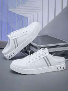 Men's Low-Top Breathable Casual Sneakers, Board Shoes, Youth Fashion Flat Shoes, Versatile Non-Slip