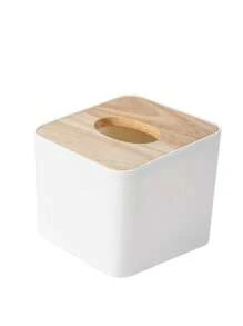 1 Stück Taschentuchbox im europäischen Stil, kreative Servietten-Ablage, Holz Aufbewahrungsbox, Haus Geschirr Box, Servietten Box, Wohnzimmer, Esszimmertisch, Inneneinrichtung und Lagerraum, Schlafzimmer Dekoration, Küchenutensilien, Reisen, Badezimmer Deko, Badezimmer Accessoires, Sommer