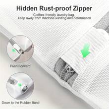 2 Stücke Wäschenetz, speziell konzipiert für empfindliche Kleidung, aufgerüstet mit dickem atmungsaktivem Anti-Haken-Material für Seide-Unterwäsche, Pullover, Seide, unbedingt erforderlich für Familien-Reisen und Studentenwohnheime