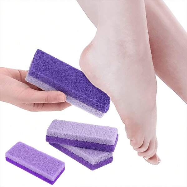 Purple Foot Pumice Stone For Feet Hard Skin Callus Remover And Scrubber, Shaping Beautiful Feet, Foot Care, Foot Scrubber, Feet Scrub, Valentine'S Day Gifts, New Year Gifts, Travel Essentials