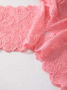 6 PCS Women's Sexy Lace Panties Mid Waist Seamless Briefs Tummy Control &Butt Lifter Stretch Underwear Stripe Lingerie