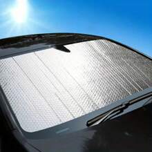 1 pieza Parasol de confort de verano para el automóvil - Protección UV, aislamiento del calor y bloqueo de la luz para el parabrisas delantero, accesorios de automóvil, esencial para el auto