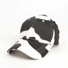 Leopard, Cow, Zebra Print Baseball Hat, Unisex Sun Protection Curved Visor Cap - Multicolor - View 7