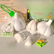 Gomma per matita, gomma da cancellare divertente, gomma a forma di aglio, articoli di cartoleria creativi, forniture scolastiche, articoli per il ritorno a scuola