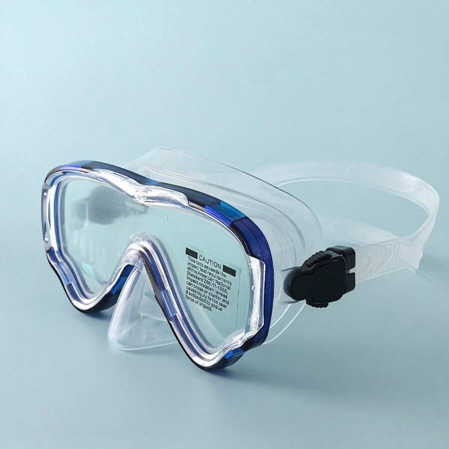成人潜水面罩、钢化一体式面罩、防水防雾防护、户外运动、水上运动、泳镜、沙滩必备品、沙滩配件、泳池浮板