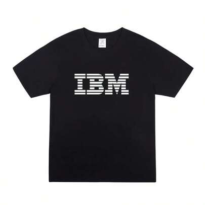 イギリスの映画騎士精神は同じIBMアルファベット印刷グラフィックtシャツ男女半袖tシャツ男装街頭装
