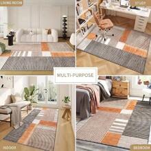 The Area Rug Weighs Up To 1000g/M², Featuring An Upgraded And Thickened Design That Is Significantly Thicker Than Ordinary Rugs. Its Premium Material Exudes Sophistication And Complements Various Decor Styles, While Providing A More Comfortable Underfoot Feel. Back To School