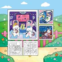 Libro para colorear para adultos y adolescentes con personajes animales súper lindos en momentos de Hygge acogedores para relajación (Espacios acogedores para colorear) - Regalos para amigos, parejas y familia