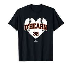 Camiseta de Baseball Heart con Ryan O Hearn Baltimore MLBPA - Negro - Ver 1