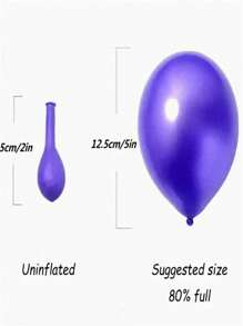 30/50/100pcs,5inch Metallic Purple Balloons For Balloon Garland Or Arch As Wedding Decorations, Birthday Decorations, Party Decorations Wedding Balloon,Wedding Decor
