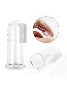 1pc Pet Finger Toothbrush Pet Toothbrush Silicone Toothbrush Puppy Cat Finger Set Brush Finger Pet Toothbrush Small Size Suitable For Dogs And Cats