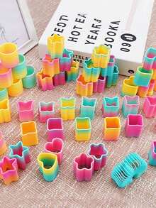 6/12/24/60pcs/Pack Magic Rainbow Fountain Set, Random Shapes And Colors, Creative Party Favors And Birthday Gifts For Friends - Multicolor - View 5
