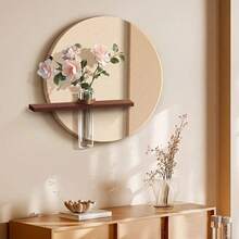 3D Sandstone Decorative Painting, Modern Cream Aesthetic Living Room Sofa Background Wall Art, Premium Green Plant Wall Decor [Artificial Green Plant Not Included]