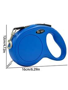 1pc 3m/5m Retractable Pet Dog Leash, Suitable For Small To Medium Dogs - Multicolor - View 2
