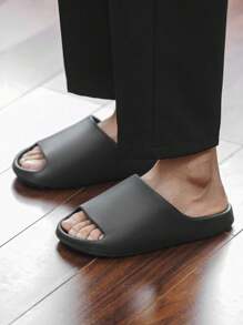 Men's Slippers, Outdoor Sandals, Anti-Slip House Slip-On Indoor & Outdoor Thick Sole, Odor-Resistant, Durable
