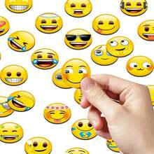 Emoji 28pcs Magnets For Fridge, Refrigerator Magnets For Locker, Decorative Magnetic Board Cabinets Classroom Office Cubicle School Cute Funney Gifts For Adults