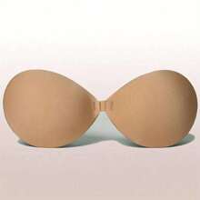 1pc Thickened Palm-Shaped Adhesive Bra Pads - Seamless, Invisible, Anti-Slip, Push-Up Nipple Covers For Small Busts - Enhances Cleavage, Breast Lift, Comfortable, Reusable, Hypoallergenic, And Sweat-Resistant Seamless Underwear Solution