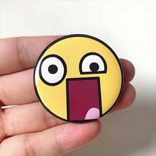 58mm Funny Cat Dog Tyrannosaurus Rex Jellyfish Beaver Brooch Badge Student School Bag Decoration Abstract Badge Pendant Gift