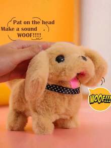 1 قطعة لعبة كلب لابرادور كهربائي - حيوان أليف من القماش التفاعلي، يمشي ويعوي ويحرك ذيله - هدية مثالية للأولاد والبنات والأصدقاء والكبار والشركاء في عيد الميلاد وعيد الحب - متعدد الألوان - مشاهدة 4