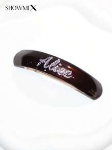 Premium Acetate Hair Clip With Handcrafted Diamond Inlaid, Elegant Aesthetic Hair Accessory, High-Quality Snap Clip