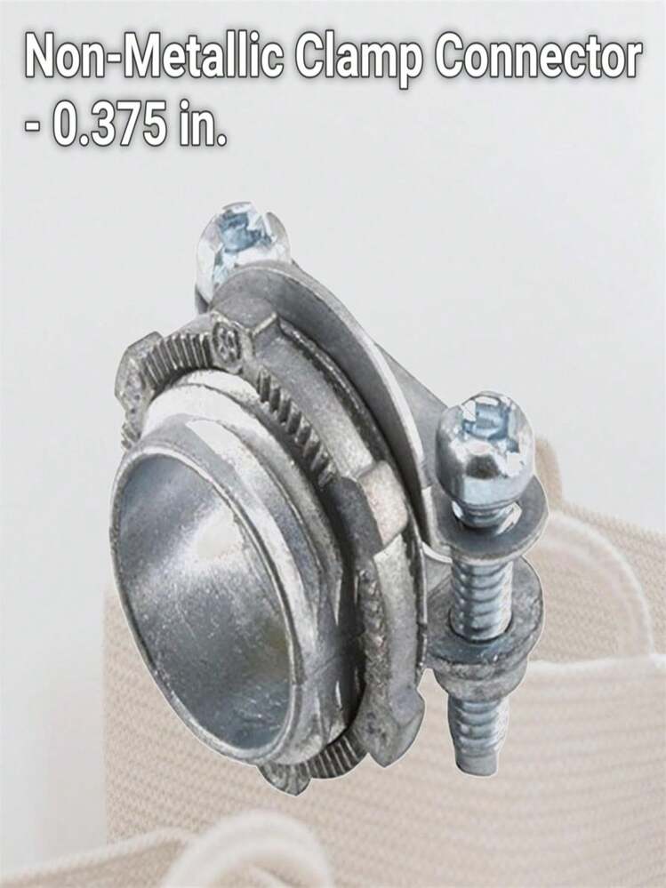 ぐちぽん Hubbell Raco 2711B5 Non-Metallic Clamp Connector - 0.375 In