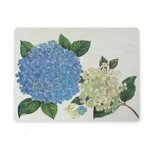 Cork Placemats Set Of 4, Thick Cork Place Mats Kitchen And Dining Tables, Easy Clean Table Mats (12 X 16 Rectangular) - Hydrangea Floral - View 6