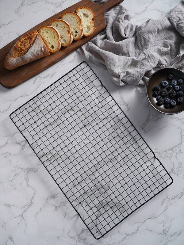 Rejilla de enfriamiento de 15.8"*9.8", 2 piezas/1 pieza de rejilla de horneado de acero inoxidable, rejillas de enfriamiento aptas para el horno para cocinar y hornear, rejilla de asado negra y rejilla de alambre y rejilla de enfriamiento de galletas para asar, a la parrilla, secar