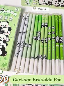 3 支/6 支/12 支卡通热敏可擦中性笔（1 盒 12 支），随机图案，蓝色墨水，办公和学习，礼盒笔，顺滑快干笔尖，绘图，教师教室，学校用品，派对礼物，返校 - 彩色 - 查看 7