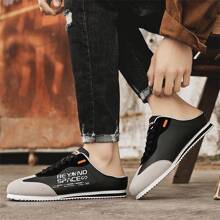 2025 New Summer Versatile Canvas Sneakers For Men, Casual Lace-Up Outdoor Shoes