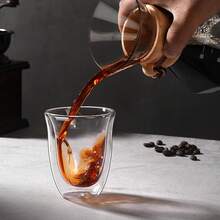 1 chiếc cốc espresso Ý hai lớp, cốc thủy tinh trong suốt, cốc espresso Ý, cốc trà pha lạnh, cốc trà, cốc cocktail whisky, cốc thủy tinh, cốc trà nhỏ chịu nhiệt trong suốt không quai, có thể tái sử dụng, an toàn với máy rửa chén, bền và dễ vệ sinh, thích hợp cho cappuccino, trà, đồ uống có ga, đồ uống nóng và lạnh. - Nhiều màu - Xem 10