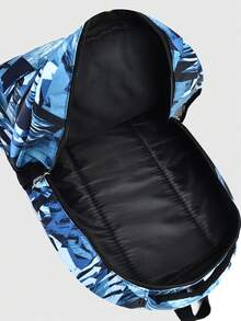 Reinforced Waterproof Large Capacity Bag, College Students Schoolbag, Going Out Computer Backpack, Casual Travel Backpack School Bag For College Bag For School - Blue - View 4