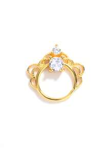 925 Sterling Silver Fashion Multi-Purpose Nose Ring/Nose Stud/Earring/Ear Cuff/Ear Clip Piercing Jewelry, Suitable For Various Occasions