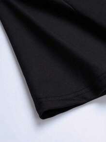 Men Plus Size T-Shirts - Black - View 7