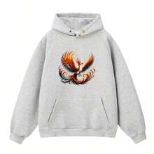 1 pieza/2 piezas/3 piezas Parches con estampado de fénix para transferencia de calor, parches para planchar adecuados para camisetas, vaqueros, chaquetas, mochilas, sudaderas, gorras, etc.