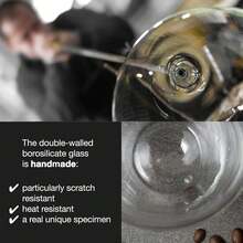 1 chiếc cốc espresso Ý hai lớp, cốc thủy tinh trong suốt, cốc espresso Ý, cốc trà pha lạnh, cốc trà, cốc cocktail whisky, cốc thủy tinh, cốc trà nhỏ chịu nhiệt trong suốt không quai, có thể tái sử dụng, an toàn với máy rửa chén, bền và dễ vệ sinh, thích hợp cho cappuccino, trà, đồ uống có ga, đồ uống nóng và lạnh. - Nhiều màu - Xem 9