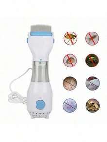 Maquina Peine Aspiradora Eliminar Matar Piojos Liendres Pulgas Con Filtros - Multicolor - Ver 4