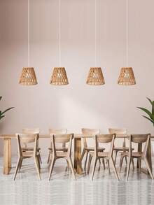 1pc/3pcs/4pcs Creative Paper Rope Handwoven Lampshade, Southeast Asian Style For Home, Hotel, Living Room, Bedroom, Dining Room