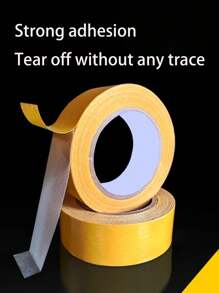 لفة واحدة من شريط لاصق قوي مزدوج الجانب، شريط لاصق فائق القوة، شريط لاصق مزدوج الجانب، لتثبيت السجاد والإكسسوارات والديكورات الزفاف وإطارات الصور وديكور المنزل وغيرها