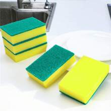 1/5/10/20/30/40/50pcs/Set Washing Up Sponges, Cleaning Cloth, Dish Cleaning Brush, Absorbent Sponge Blocks, Kitchen Supplies Dishcloths, Magic Sponge Scrubbers