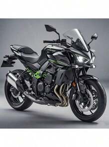 1 pieza Juguete de motocicleta de aleación, Motocicleta a escala 1:14, Actualizada y ampliada, Conducción por inercia, Motocicleta de juguete para niños, Material metálico, Motocicleta Kawasaki, Regalo de cumpleaños/Pascua/Navidad, Regalo perfecto, Vuelta al colegio